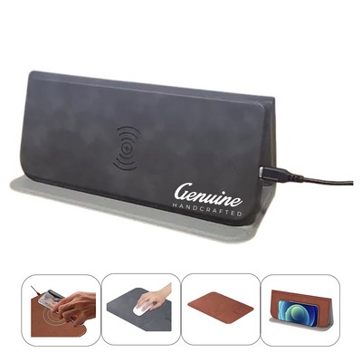 Foldable Wireless Charging Mouse Pad