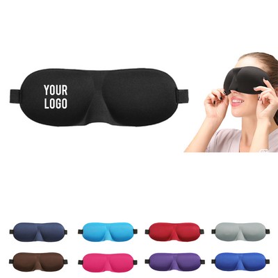 3D Sleeping Eye Mask With Pouch