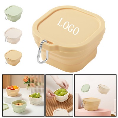 14 oz Cool Shun Silicone Folding Bowl Lunch Box