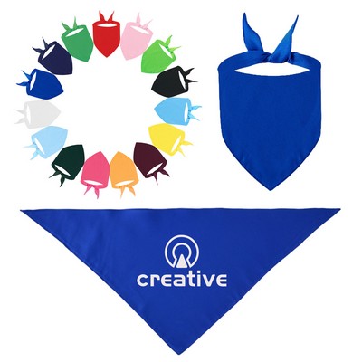Simple Solid Pet Bandanas