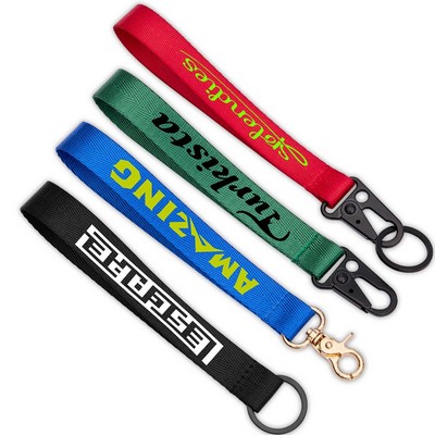 1'' Nylon Custom Printed Wrist Lanyards