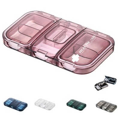 Transparent Pill Separator Container