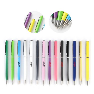 Advertising Metal Ballpen - Elegant Office Writing Tool & Business Gift
