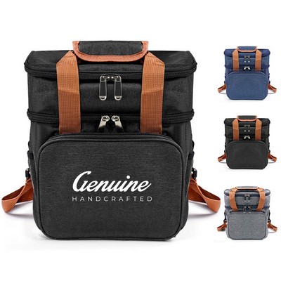 Double Leayer Insulated Lunch Bag