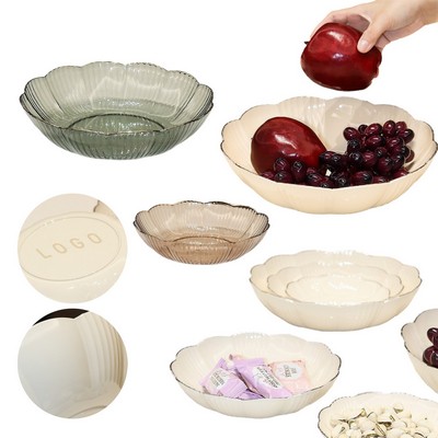 Petal Shaped Plastic Fruit Tray