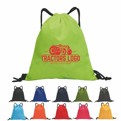 Oxford Draw String Foldable Backpack