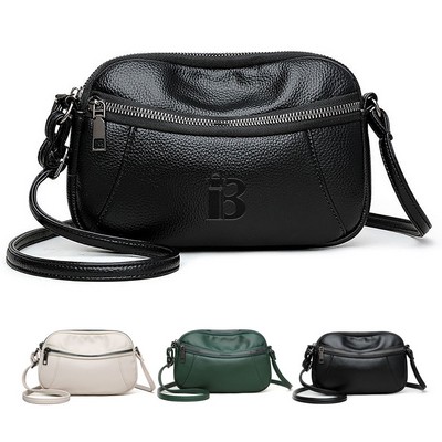 Casual Waterproof Durable Pu Shoulder Bag