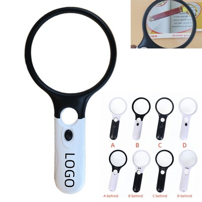 Equipped With 3X And 45X Portable Magnifying Glasses