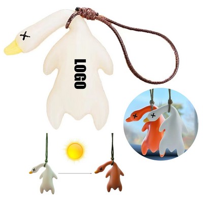 Color-Changing Duck-Shaped Hanging Decoration