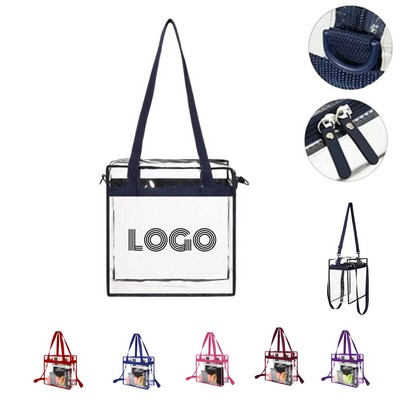 Clear PVC Jelly Storage Bag with Zipper