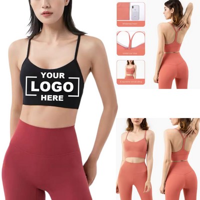 Elegant Y-Back Design Women's Yoga Sports Bra
