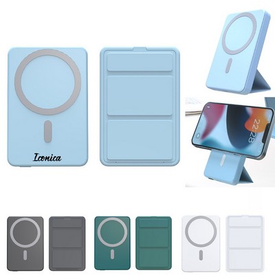 5,000mAh Foldable Magnetic Wireless Charger with Stand