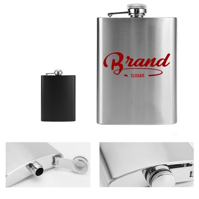 Premium 8oz Stainless Steel Flask