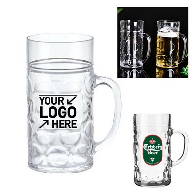 20oz Large Capacity Acrylic-Style PS Beer Mug