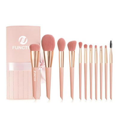 11-Piece Pro Brush Kit With PU Bag