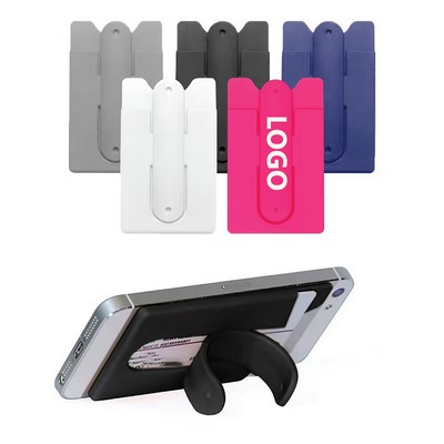 Card Holder with Cell Phone Stand