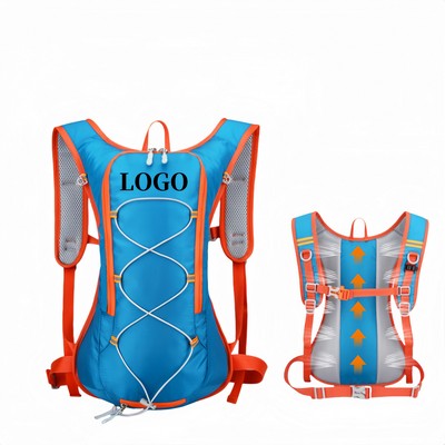 Nylon Water Repellent Outdoor Double Shoulder Backpack