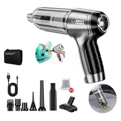 Compressed Air Duster Mini Handheld Cordless Vacuum Cleaner