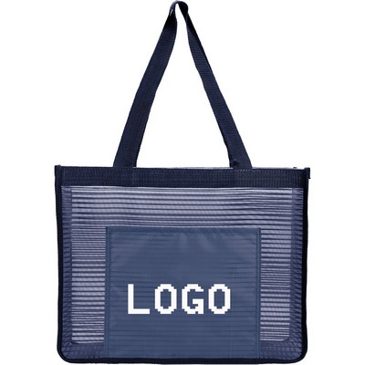 Landscape Mesh Tote Bags