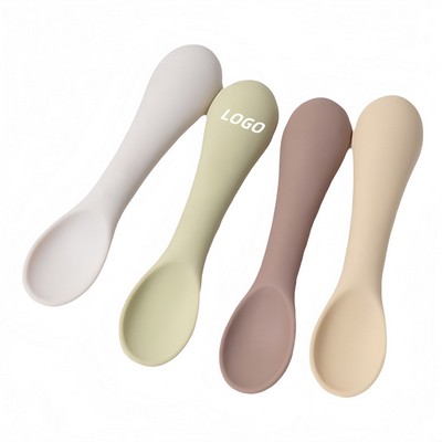 Silicone Baby Complementary Spoon Baby Feeding Spoon