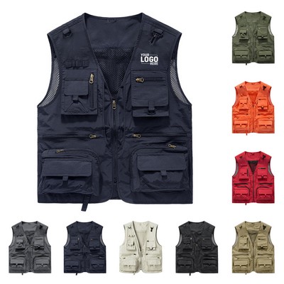 Multi Pockets Cargo Vest
