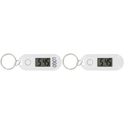 Plastic Oval Shaped LED Portable Digital Watch