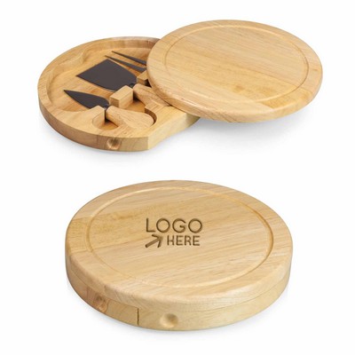 Custom Bamboo Cheese Board Set With Hidden Tools