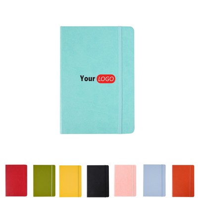 Notebook with Strap Closure