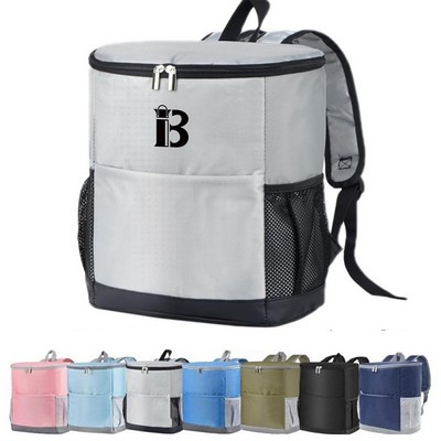 Double-shoulder cooler insulated bag