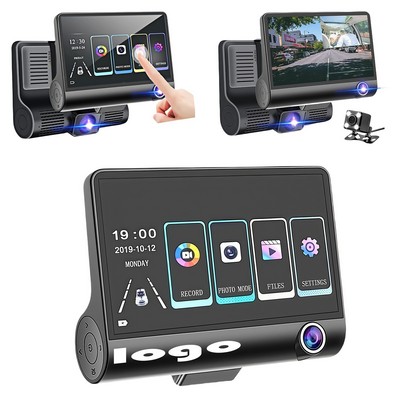 4-Inch HD Dash Cam Recorder
