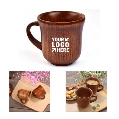 Wooden Coffee Mug With Handle
