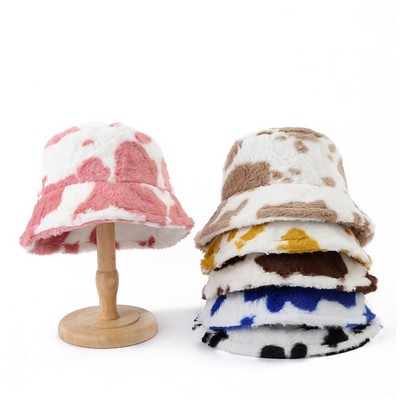 Fuzzy Winter Faux Fur Warm Bucket Hat