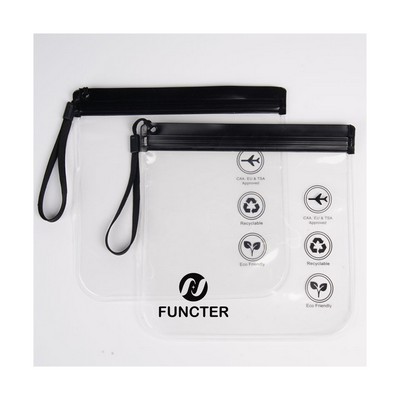 Transparent Aviation Travel Sealed Waterproof Toiletry Bag