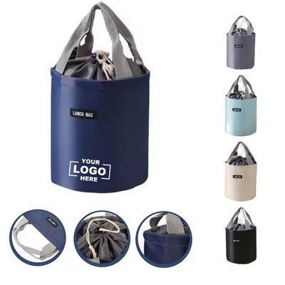 Compact Round Insulated Tote