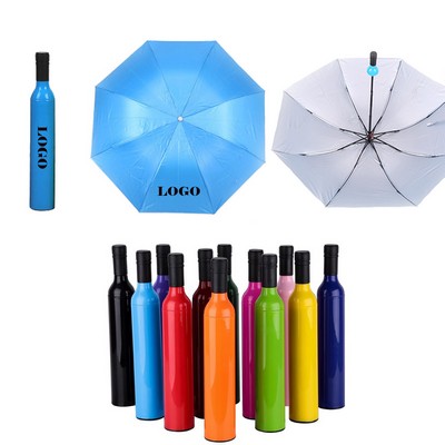 Portable Wine Bottle Umbrella