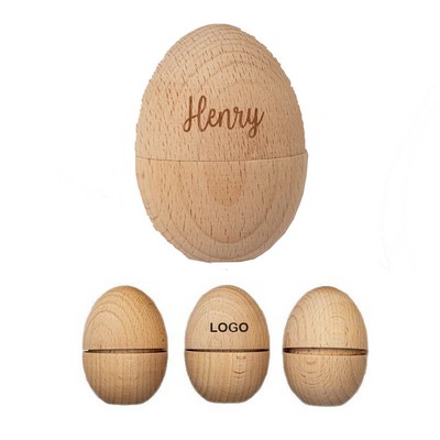 Wooden Easter Egg