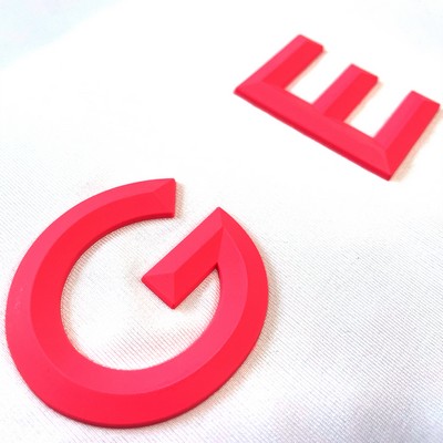 3mm Thick Silicone Sticker Label with Adhesive Backing (5"x 5")