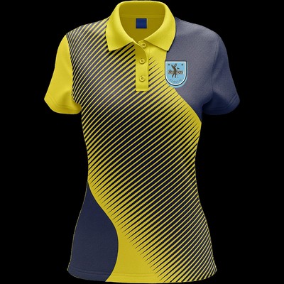 Women's Short Sleeve Polo shirt-150G Interlock