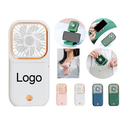Mini Neck Fan w/Power Bank