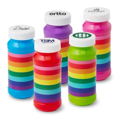 4 Oz. Pride Bubbles Imprinted On Cap