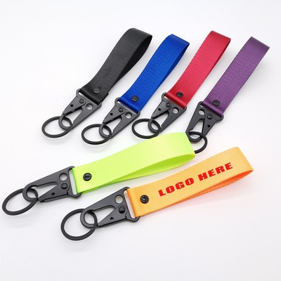 1" Personalized Nylon Wrist Lanyards