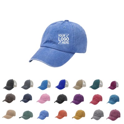 Vintage Cotton Baseball Cap