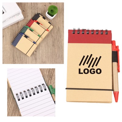 Kraft Paper Coil Notebook