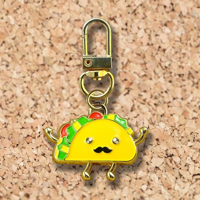 Color Cast Zipper Charm 1.75"