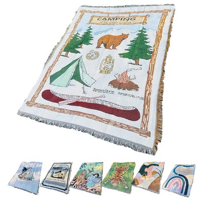 Custom Woven Throw Blanket