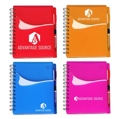 PP Spiral Notebook with Pen
