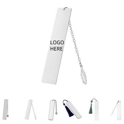 Stainless Steel Bookmark W/Tassel