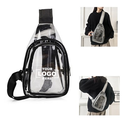PVC Crossbody Shoulder Bag for Events and Activities