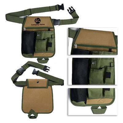 Multi-Pocket Hardware Tool Belt Waist Bag