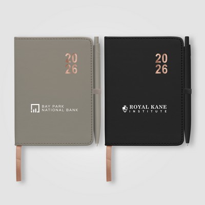 2026 Premium Weekly Planner with Scripps Softy Pen - Silkscreen